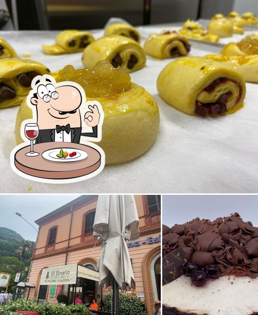 La cibo e esterno del ristorante