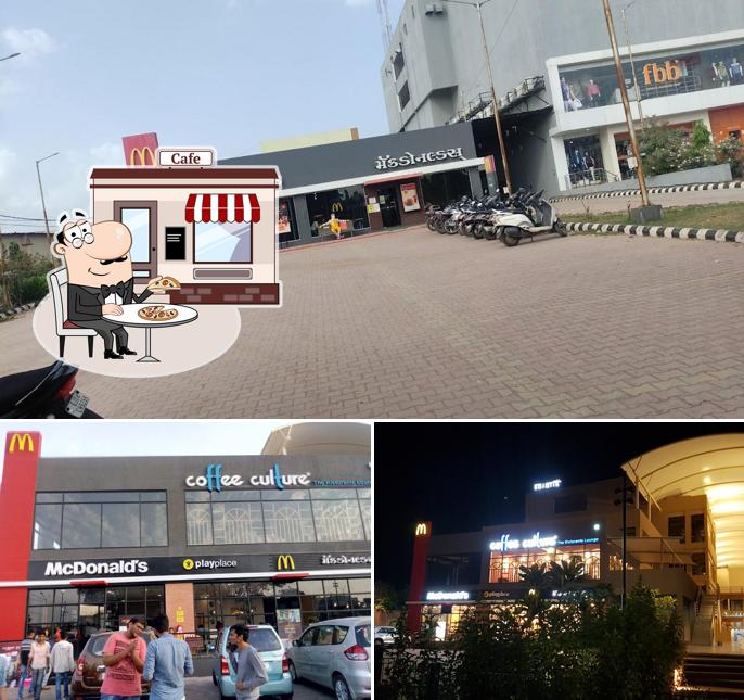 The exterior of McDonald's