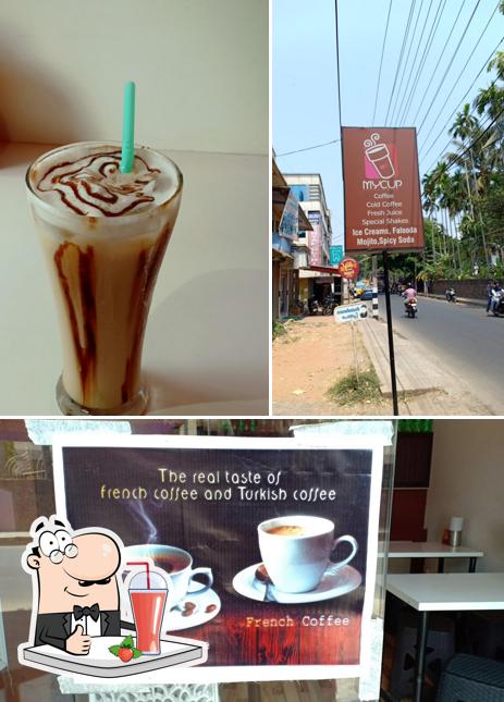 Check out various drinks available at My Cup Coffee Shop