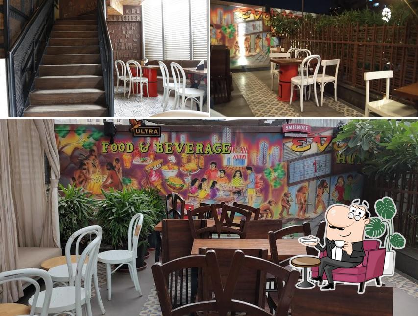 The interior of 1BHK Superbar