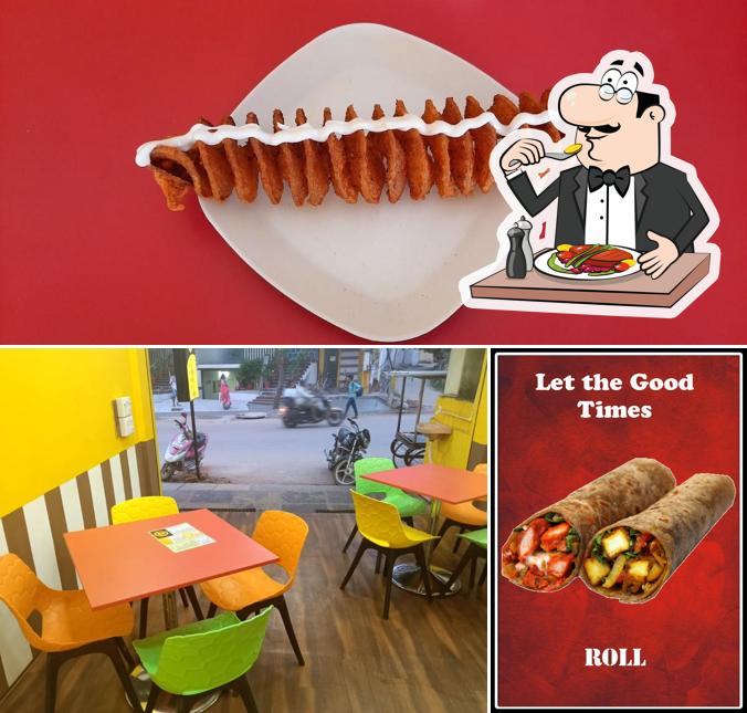 This is the image showing food and interior at C3 Crisp Cold Cafe