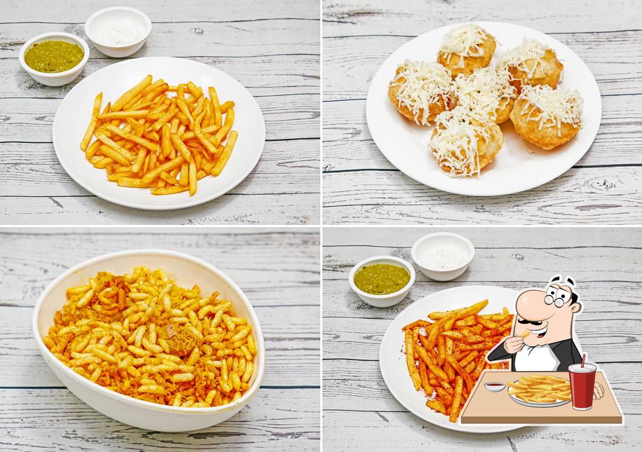 French fries at Jain cafe
