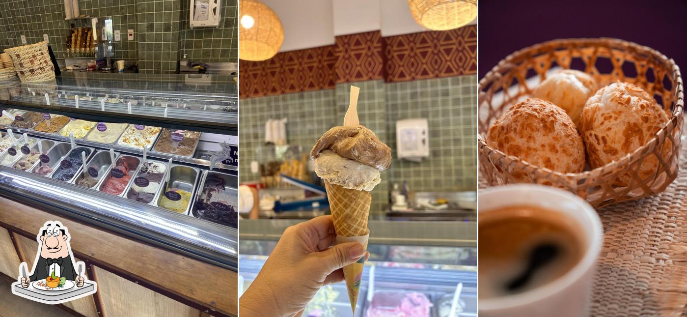 Comida em Boto Gelato Concept Store
