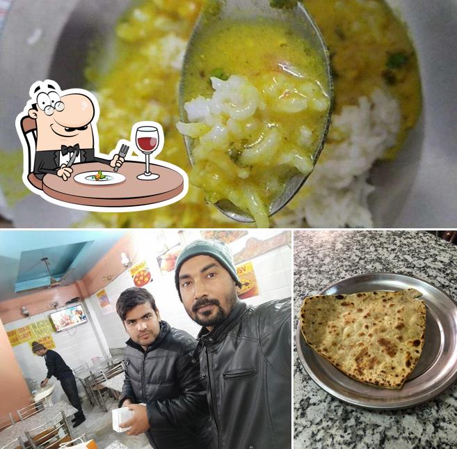 This is the photo showing food and interior at RAJ RESTAURANT