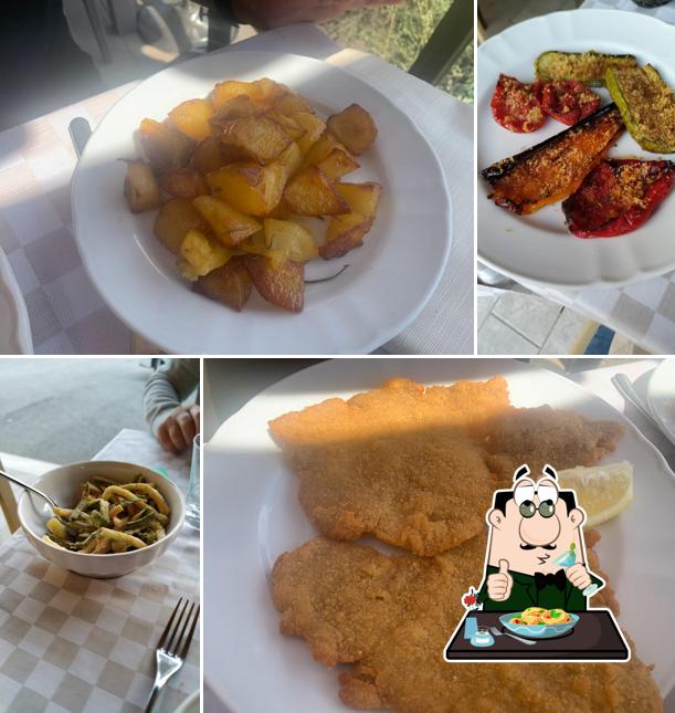 Cibo al Ristorante Trattoria Del Lago Da Santino