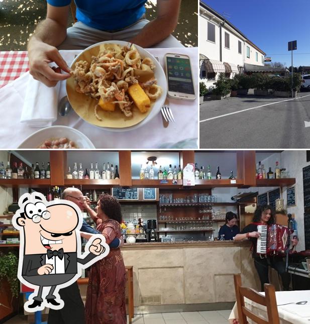 Gli interni di Osteria Vivaro