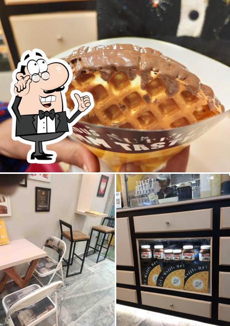 99 Pancakes in Jabalpur - Mini Pancakes, Waffles, Cakes, Pastries & more is distinguished by interior and food