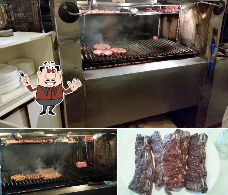 Platos en Dr. Tchê La Parrilla de La Villa