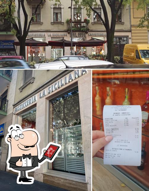 Dai un’occhiata alla immagine che mostra la esterno e bevanda di La Siciliana dal 1956