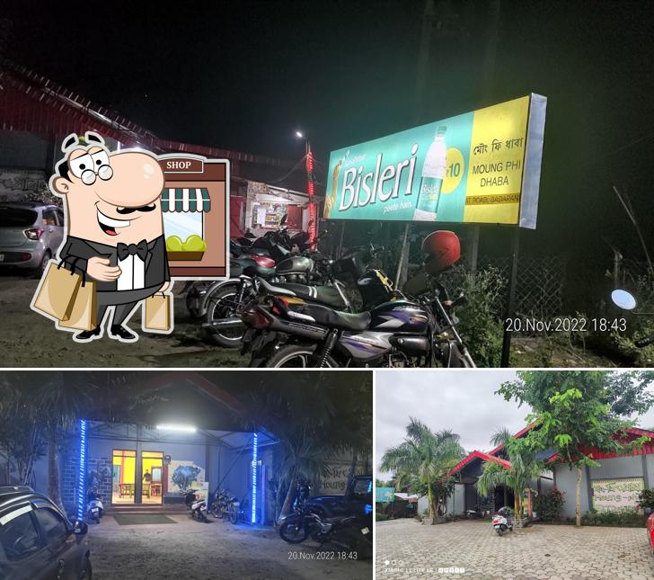 You can get some fresh air outside Moung Phi Dhaba