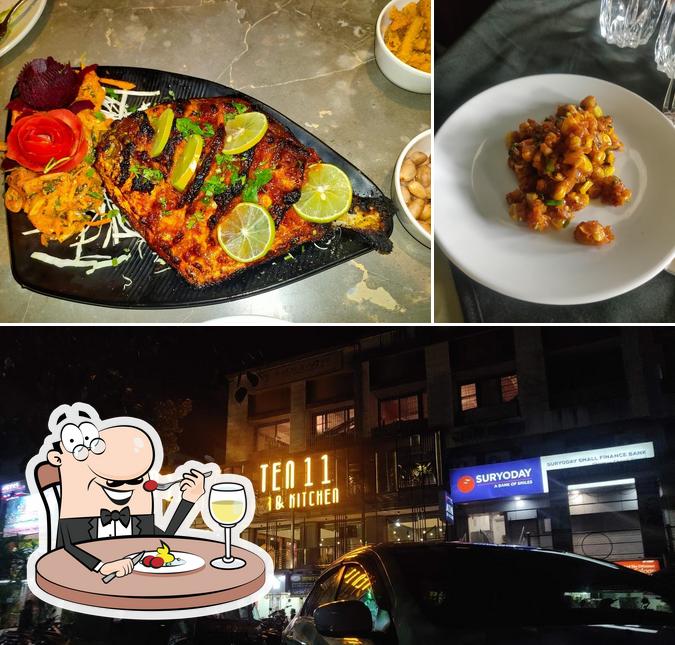 The restaurant's food and exterior