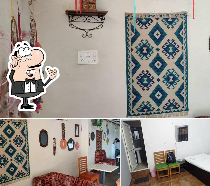 The interior of Cafe Shalom