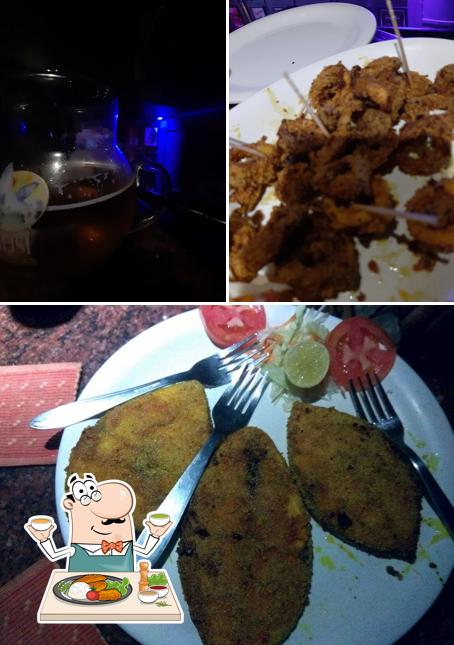 The restaurant's food and beer