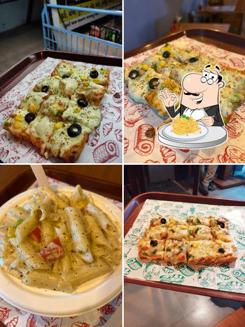 Spaghetti carbonara at The food factory