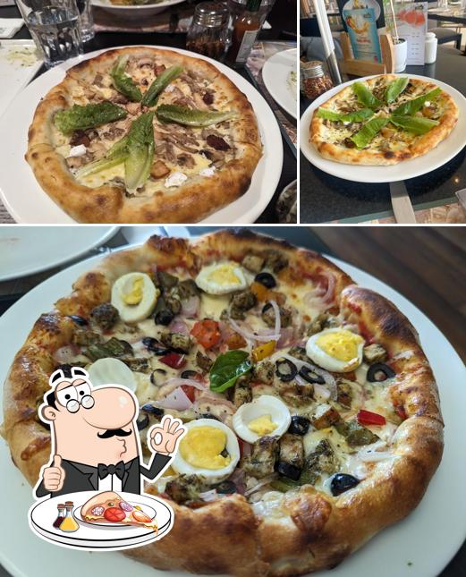 Try out pizza at Toscano