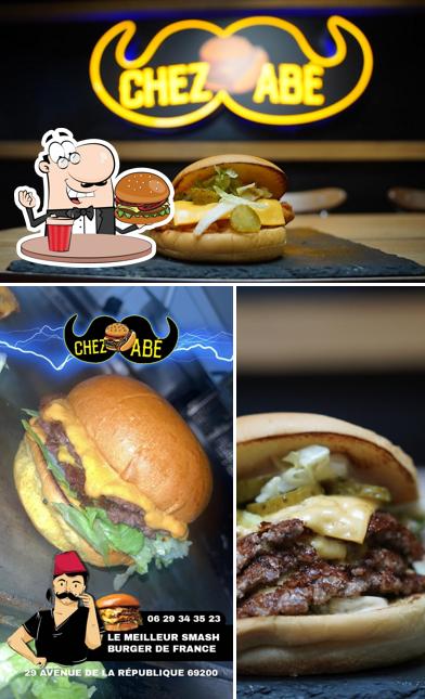 Faites-vous plaisir avec un hamburger à CHEZ ABÉ SMASH BURGER VENISSIEUX