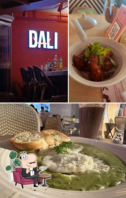 The interior of Dali - The Art Cafe'