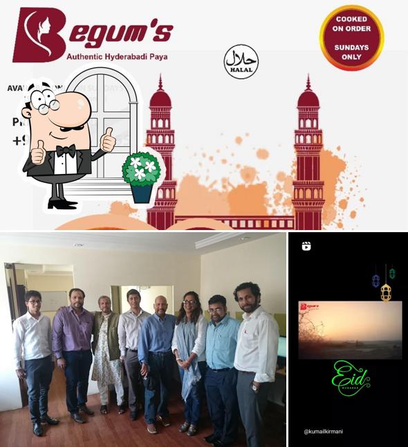 The exterior of Begum's Authentic Hyderabadi Kitchen [Freshly cooked on Order Cloud kitchen only online and takeaway