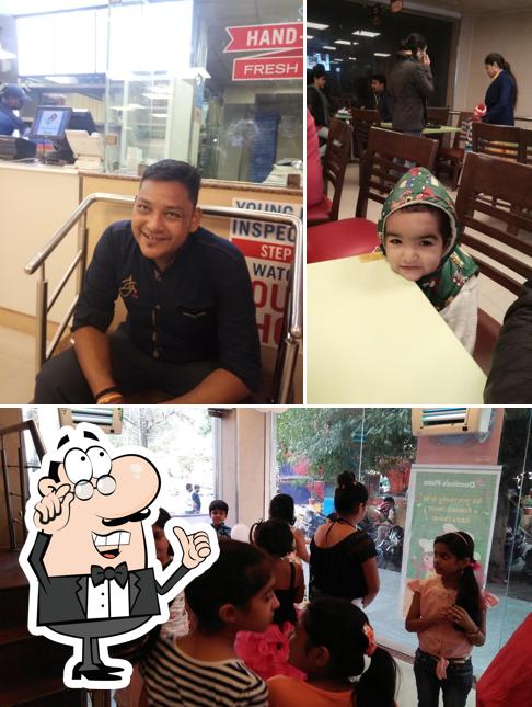 The interior of Domino's Pizza Civil Lines , Bareilly