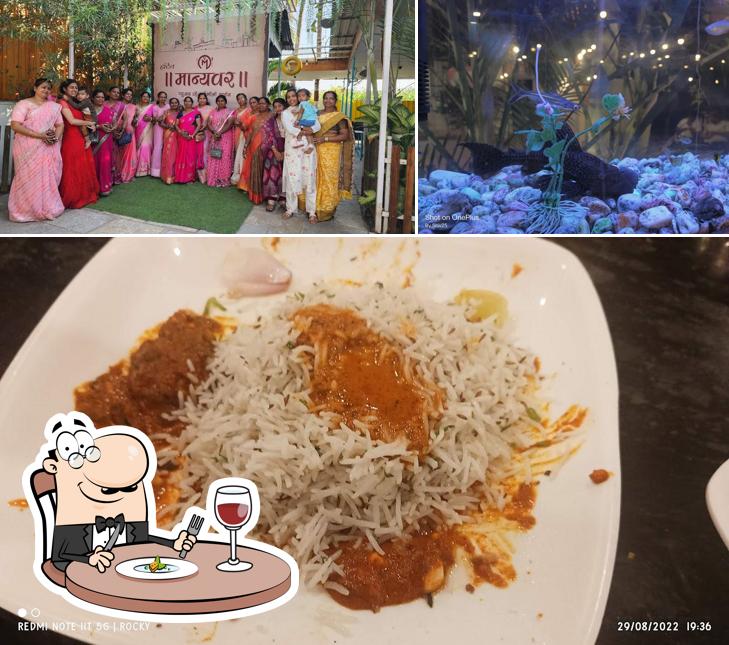 Meals at Hotel Manyavar Pure Veg Family Garden & Restaurant