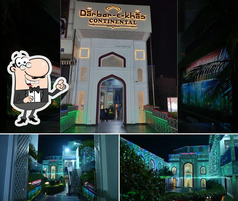 The outside area is an important feature of Darbar-E-Khas, A Boutique Hotel