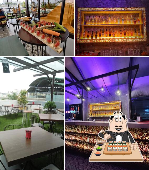 Try out various sushi options