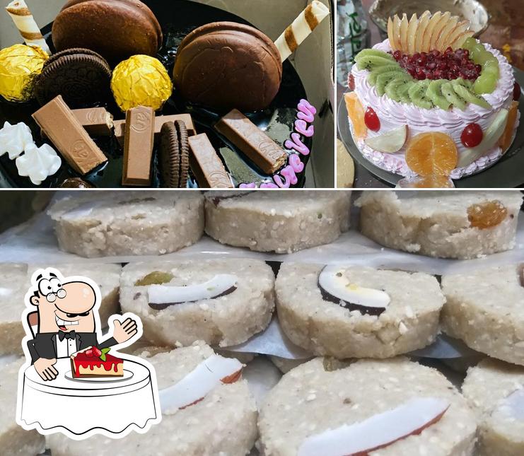 A-One Cakes and Gift zone serves a range of sweet dishes