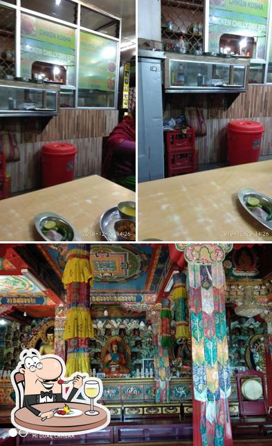 The image of food and exterior at Chanchal Hotel