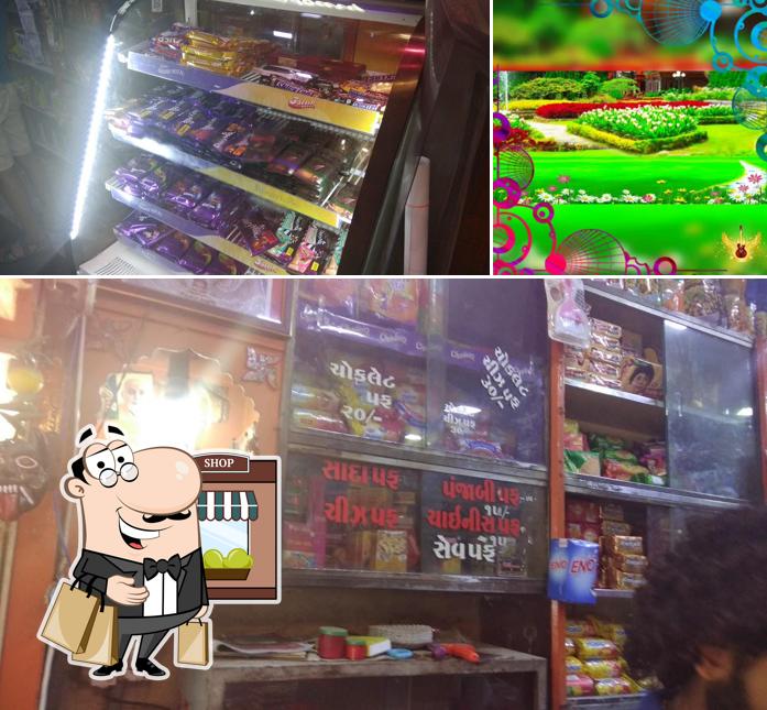 The picture of Om bakery’s exterior and food