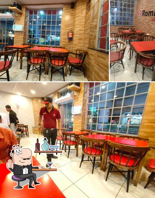 The interior of Rominus Pizza And Burger