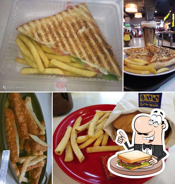 Order a sandwich for lunch or dinner