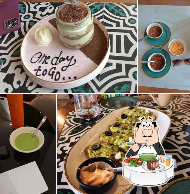 Hot and sour soup at Thyme & Whisk