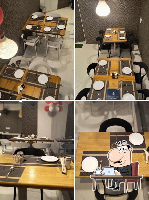 The interior of Sher E Hindustan Restaurant