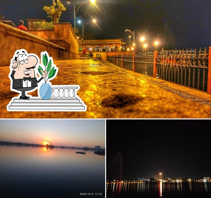 Enjoy the view at the outside area of KST Chaupati Kishore Sagar Talab