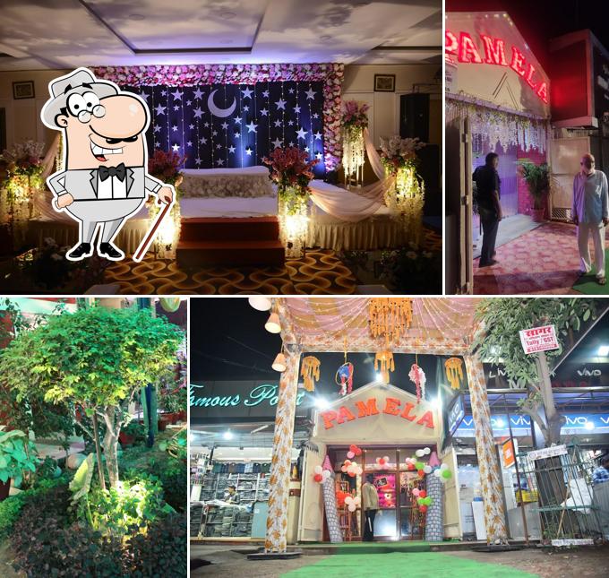 You can get some fresh air outside Pamela Restaurant and Banquet