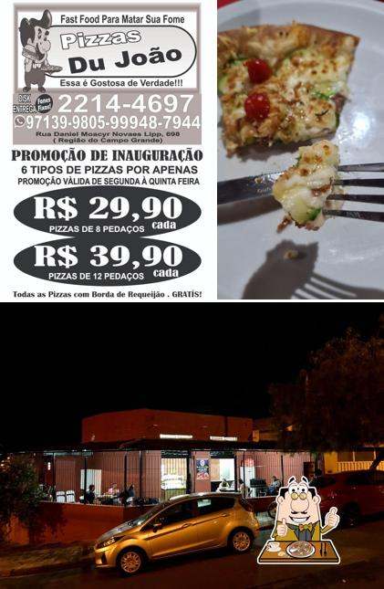 Consiga pizza no Pizzaria Du João