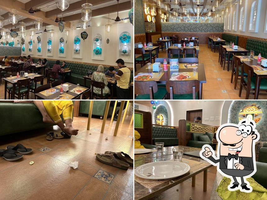 The interior of Sharief Bhai Biryani Madurai (Shawarma@99 4-7pm)