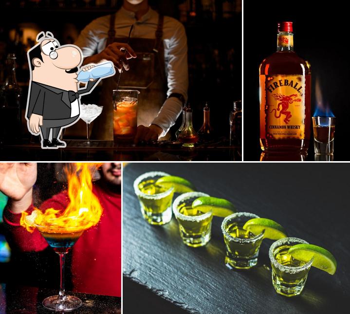 Get a drink from the menu