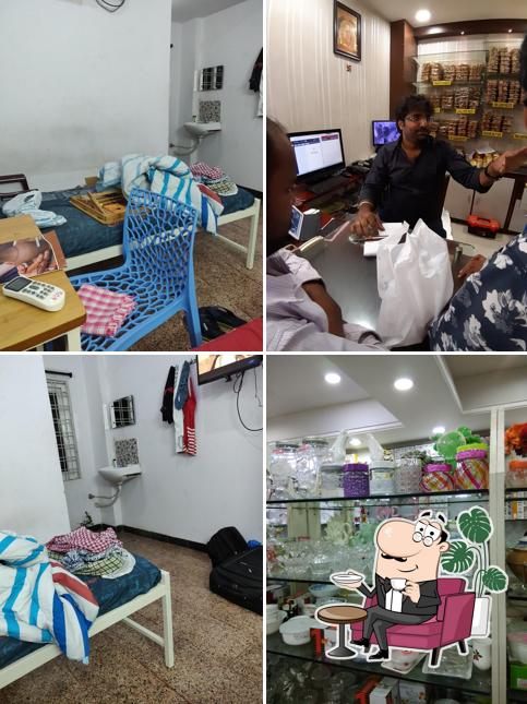 The interior of SRI VIJAYA BAKERY