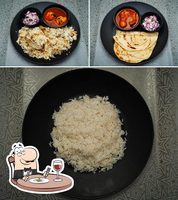 Food at The Malabar Biryani