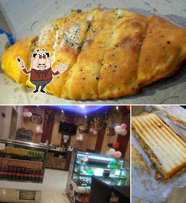 Meals at Vegan Pizzeria