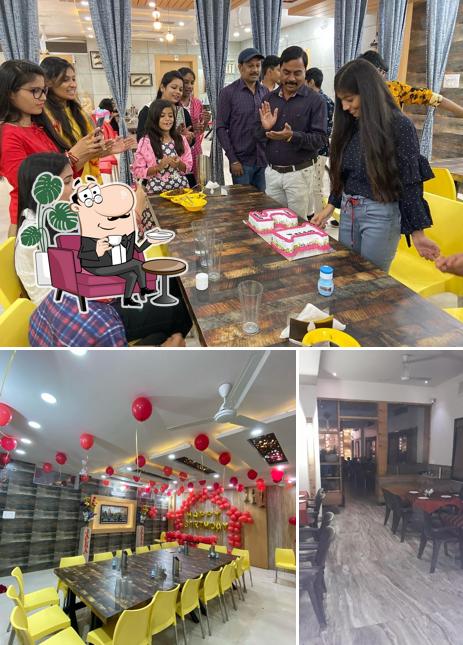 Take a seat at one of the tables at Hotel Jalsa Bar And Family Restaurant