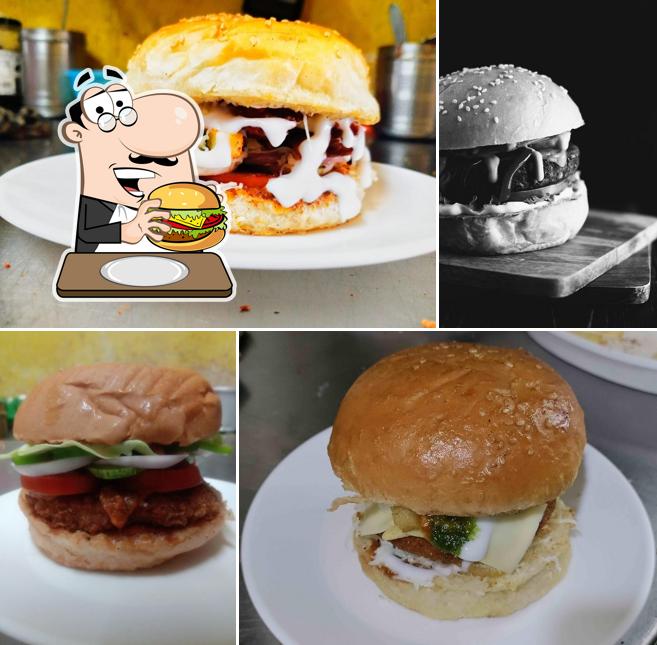 Order one of the burgers served at Pizza House