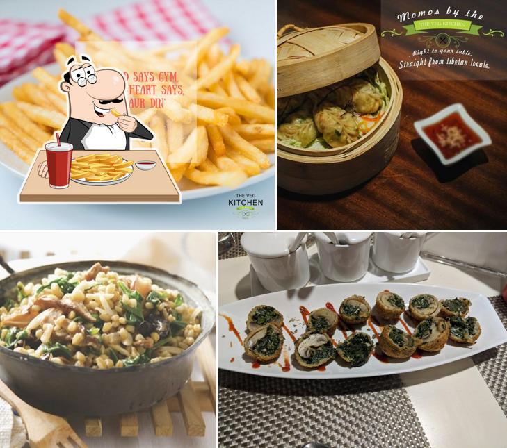 French fries at The Veg Kitchen Vegetarian Restaurant