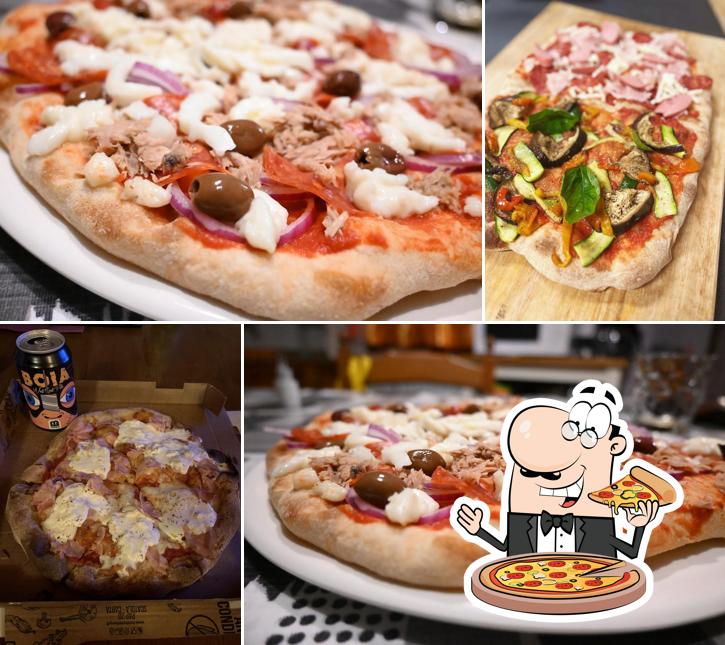 A Pizzeria Semplice di Luca Gianlorenzi, puoi provare una bella pizza