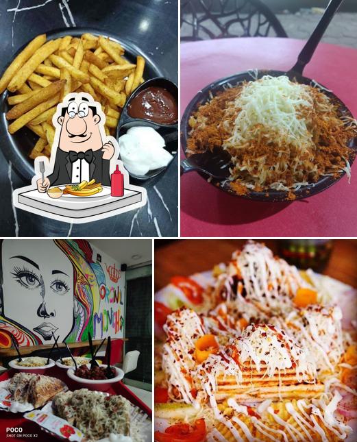 Try out French-fried potatoes at Atul Sandwich & Cafe