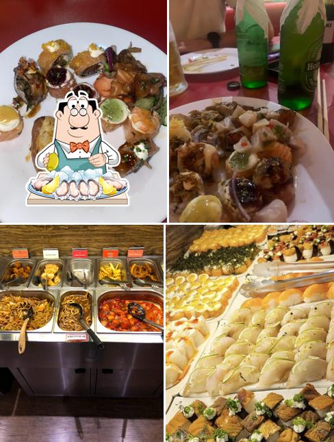 Ostras em China Sushi Águas Claras