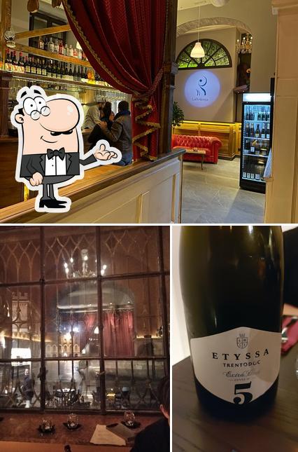 Dai un’occhiata alla foto che presenta la interni e alcol di Ristorante e Bar - LaBottega