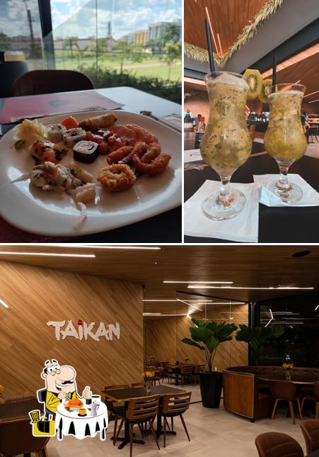 A imagem do Taikan’s comida e interior