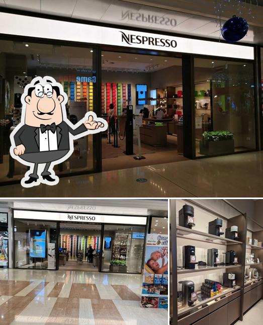 Gli interni di Nespresso Boutique Vicenza